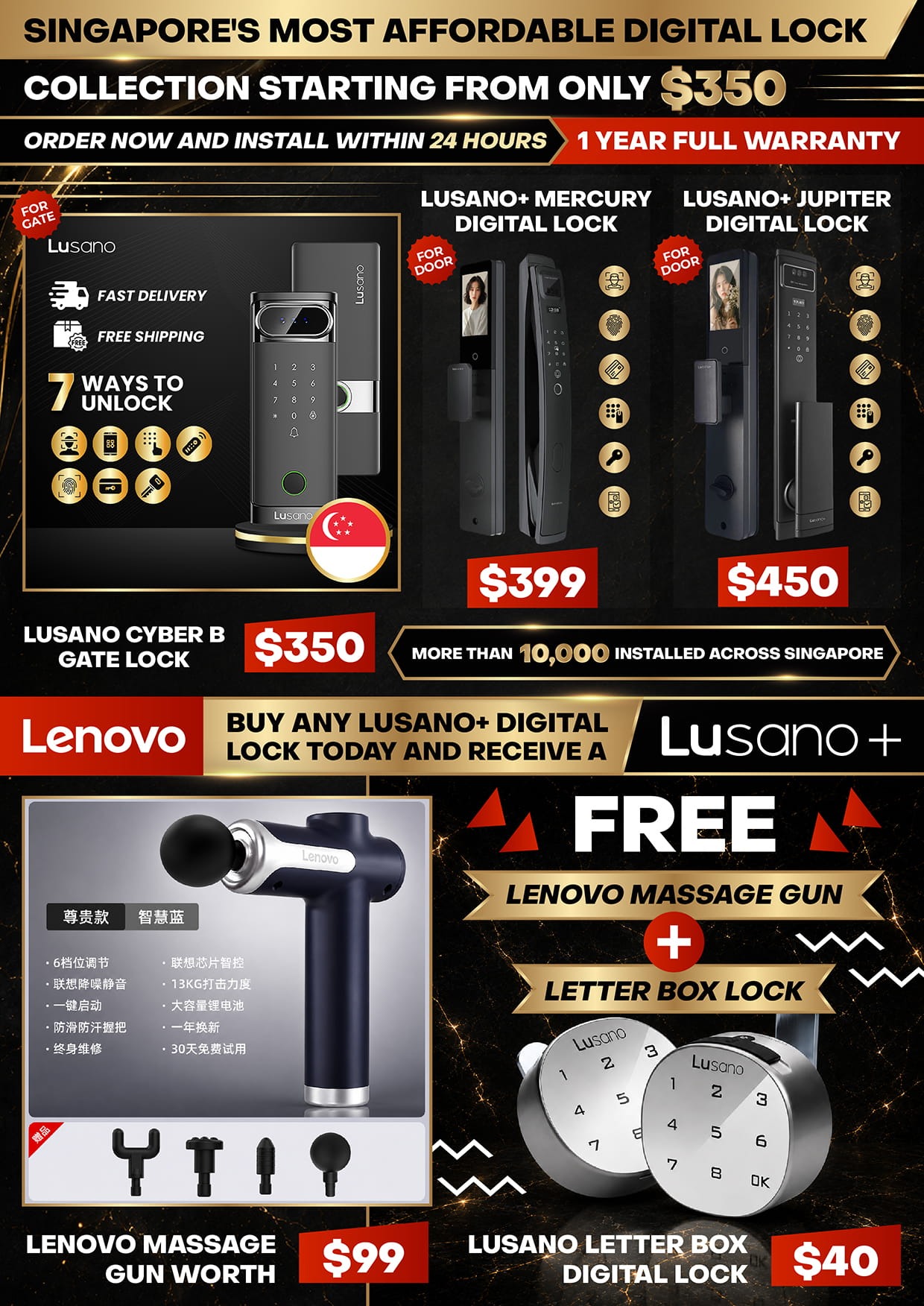 Mydigitallock - Promotion Banner (Most Affordable Digital Lock)