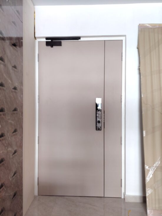 Lusano Crystalized HDB Main Door 4x7 feet Double Leaf (With Swarovski Crystal)