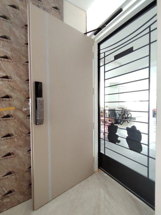 Lusano Crystalized HDB Main Door 4x7 feet Double Leaf (With Swarovski Crystal)
